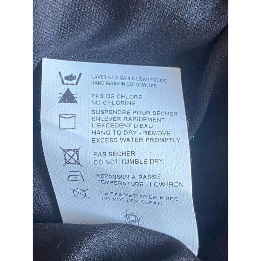 Joseph Ribkoff Leopard Print Sheath Dress Sz 6 Ring Detail V-Neck Open Back Y2K - Picture 6 of 6